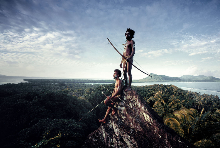 Melanezyjczycy z Vanuatu, fot. Jimmy Nelson. 