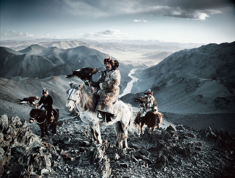 Mongolscy Kazachowie, fot. Jimmy Nelson.